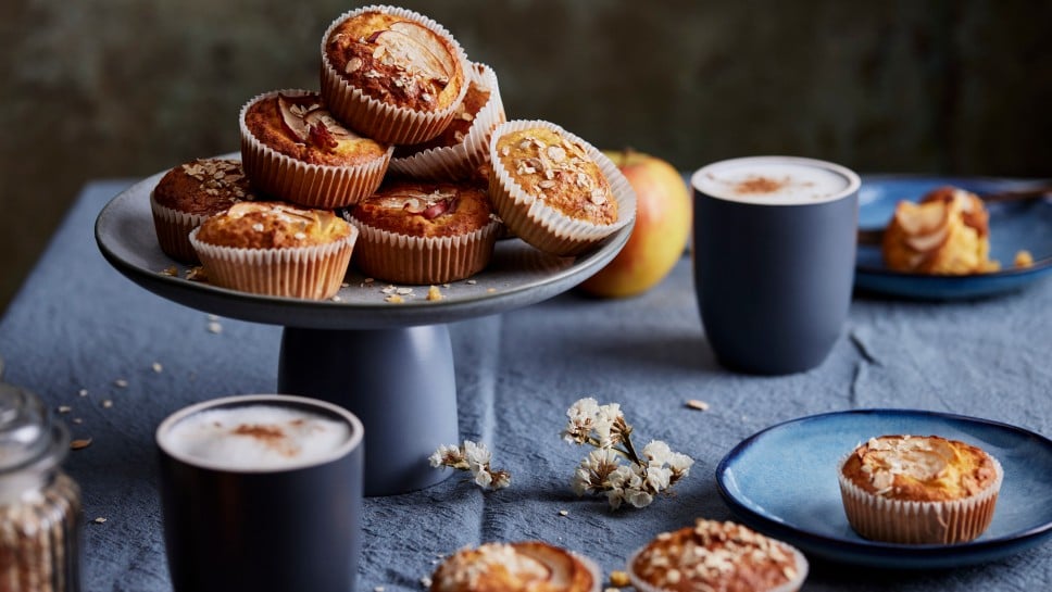 SPAR Mahlzeit Haferflocken-Apfel-Karotten-Muffins quer