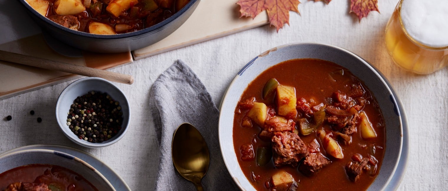SPAR Mahlzeit Kartoffelgulasch vom Rind quer
