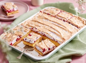 SPAR Mahlzeit Ribiselkuchen vom Bleck mit Eischnee querformat