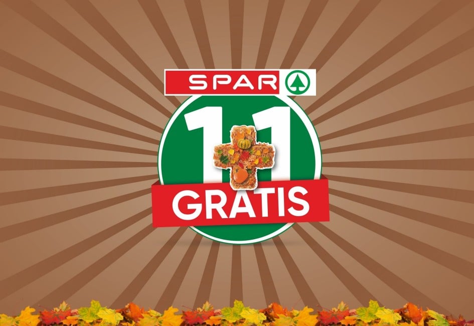 1+1 GRATIS: Das große Plus im Herbst bei SPAR
