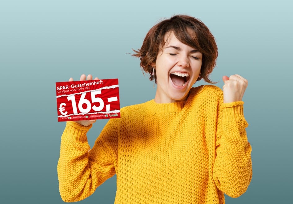 Gutscheine im Wert von mehr als € 165. Gültig von Do., 03.09.26 bis Mi., 23.09.26.