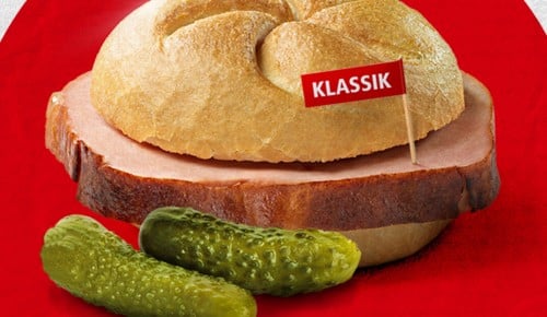 Bio-Semmel mit TANN Backofenleberkäse