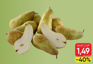 süße Bio-Snack Birnen