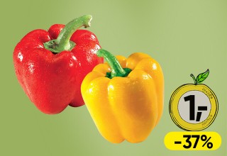 Vitamineuro; SPAR Paprika rot oder gelb