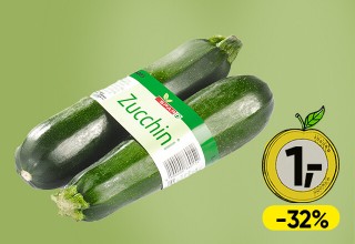 Vitamineuro; SPAR Zucchini 2-Stück Packung