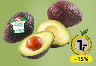 Cremig-nussige S-BUDGET Avocado genussreif; statt 1,99 Euro nur einen Euro