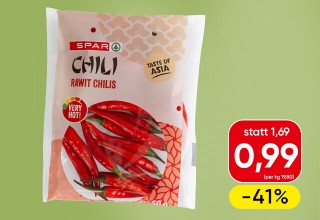 Feurige Asia Chili*; statt 1,69 Euro um nur 0,99 Euro