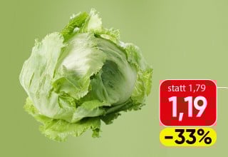 statt 1,79 Euro um 1,19 Euro