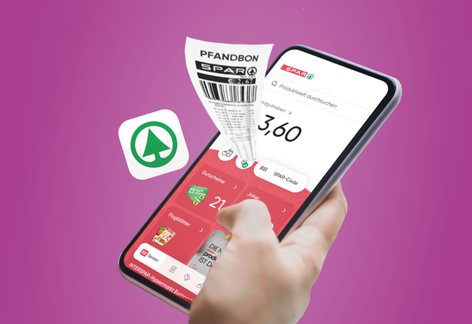 Digitaler Pfandbon in der APP