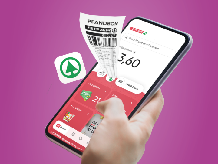 Digitaler Pfandbon in der APP