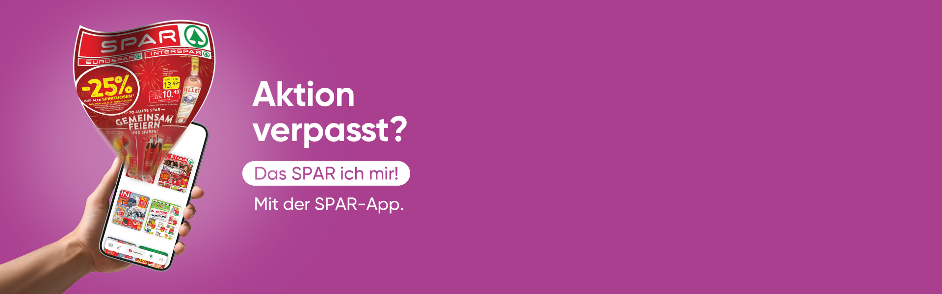 Das SPAR ich mir! Mit der SPAR-App.