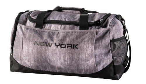 New York Sporttasche grau