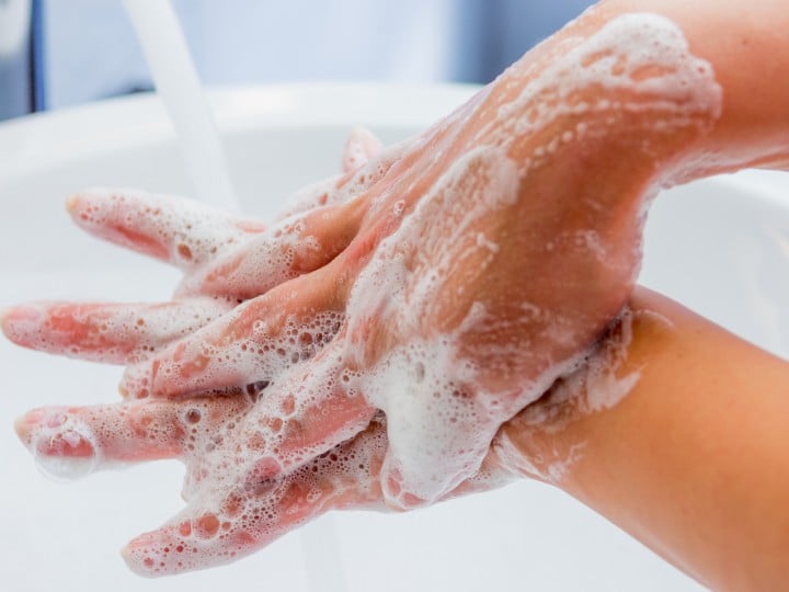Handpflege mit Seife