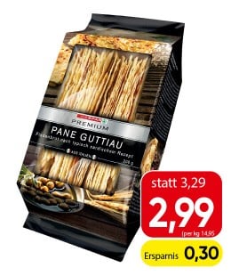 DESPAR Pane Guttiau; statt 3,29 Euro um 2,99 Euro