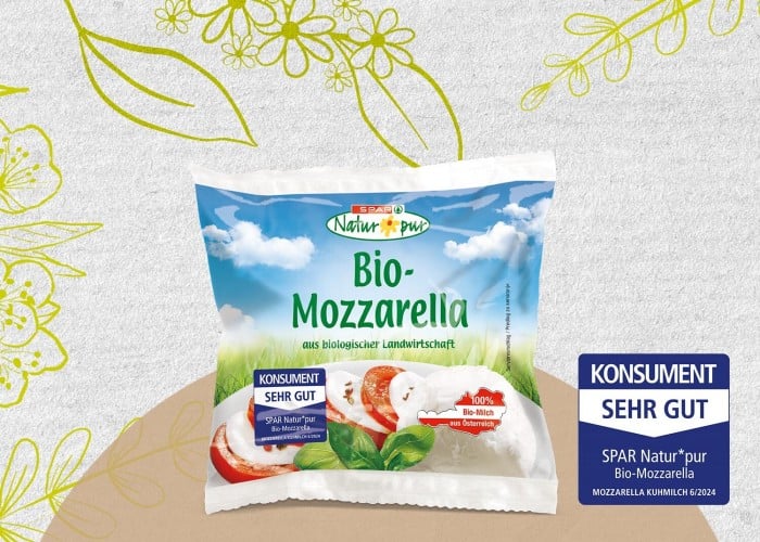 SPAR Natur*pur Bio-Mozzarella