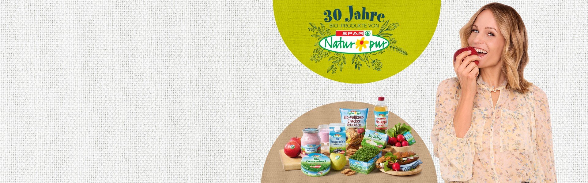 SPAR Natur*pur 30 Jahre Bio-Produkte von SPAR Natur*pur