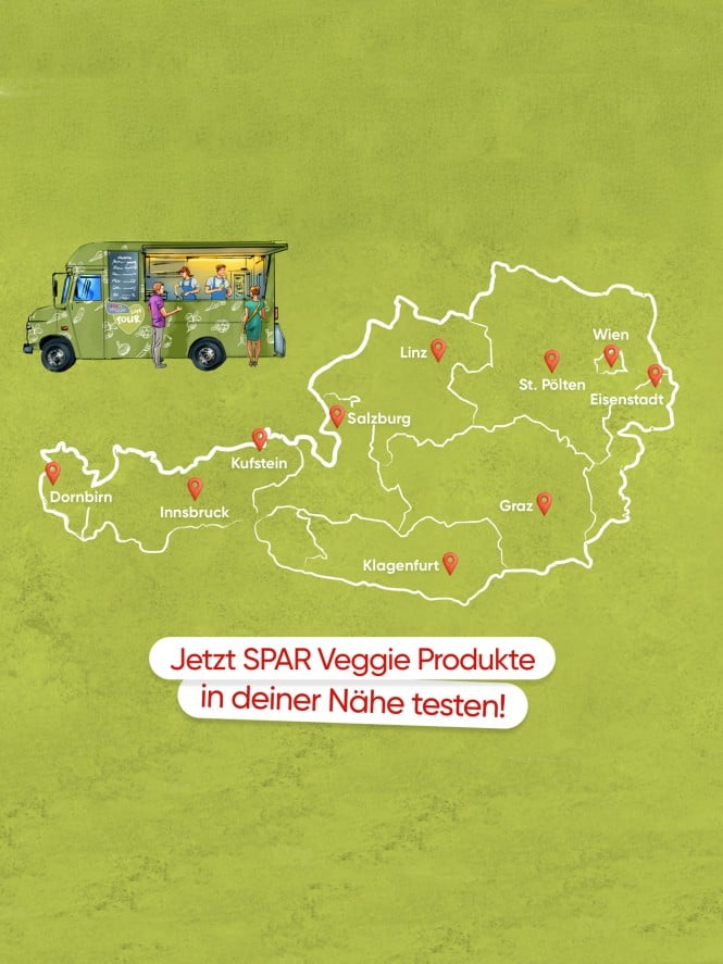 SPAR Veggie Love Tour Stopps