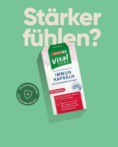 Stärker fühlen? Immun Kapseln
