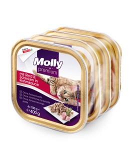 Molly premium mit Rind & Schinken in Rahmsauce