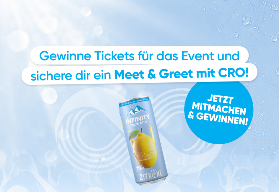 CRO X INFINITY WATER Gewinnspiel