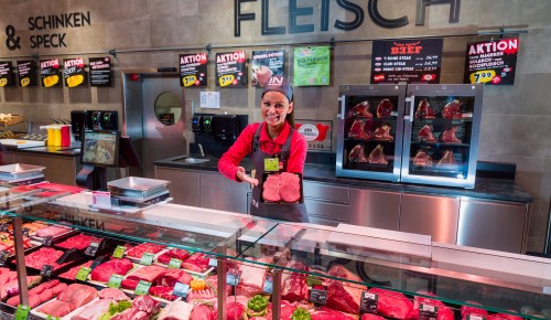 Interspar Alt Erlaa Fleischabteilung