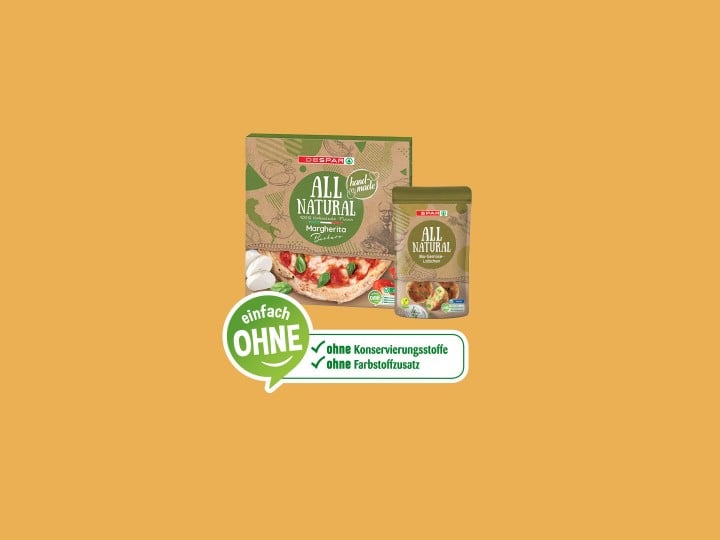 Produkte von SPAR ohne Konservierungs- und Farbstoffe