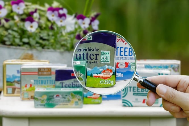 Ohne Gentechnik_Lupe Produkte ohne Gentechnik_ Ansicht mit Lupe