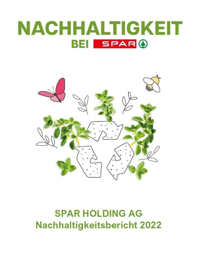 Titelseite SPAR Nachhaltigkeitsbericht 2022