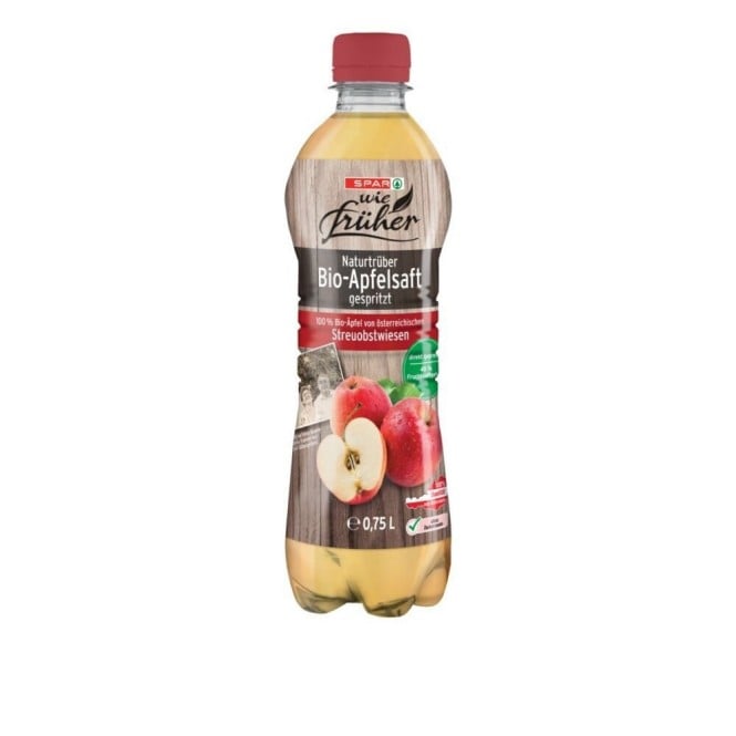 Bio-Apfelsaft von Streuobstwiesen