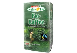 SPAR Natur*pur Bio-Kaffee mit FAIRTRADE Logo