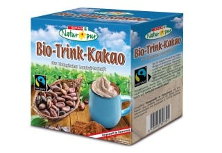 SPAR Natur*pur Bio-Trink-Kakao mit FAIRTRADE Logo