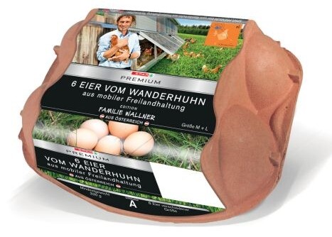 Premium Eier Wanderhuhn