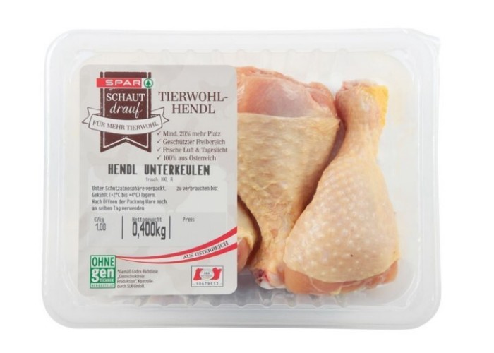 SPAR schaut drauf Tierwohl-Hendl