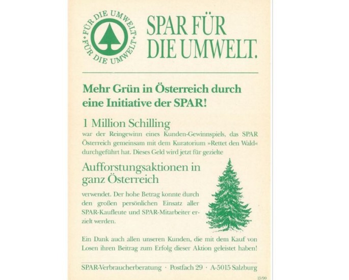 Aufforstungsaktion in ganz Österreich