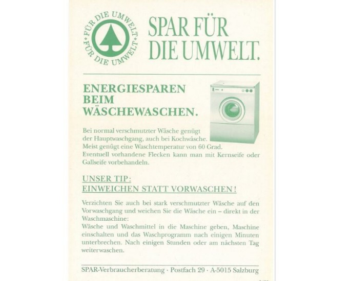 Energiesparen beim Wäschewaschen