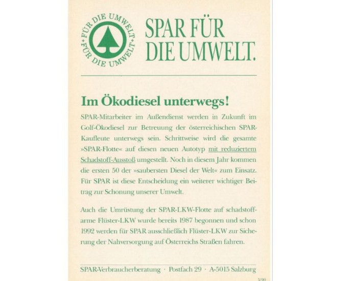 Im Ökodiesel unterwegs