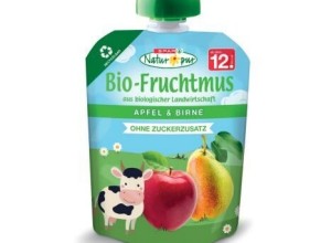 SNP Bio-Fruchtmus Verpackung recyclingfähig