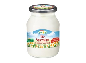 SPAR Natur*pur BIO SAUERRAHM Mehrwegglas