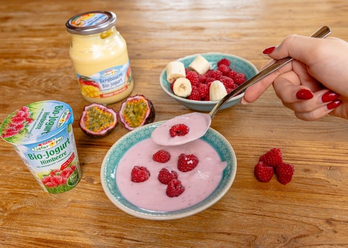 SPAR Natur*pur Bio-Jogurt und Früchte 