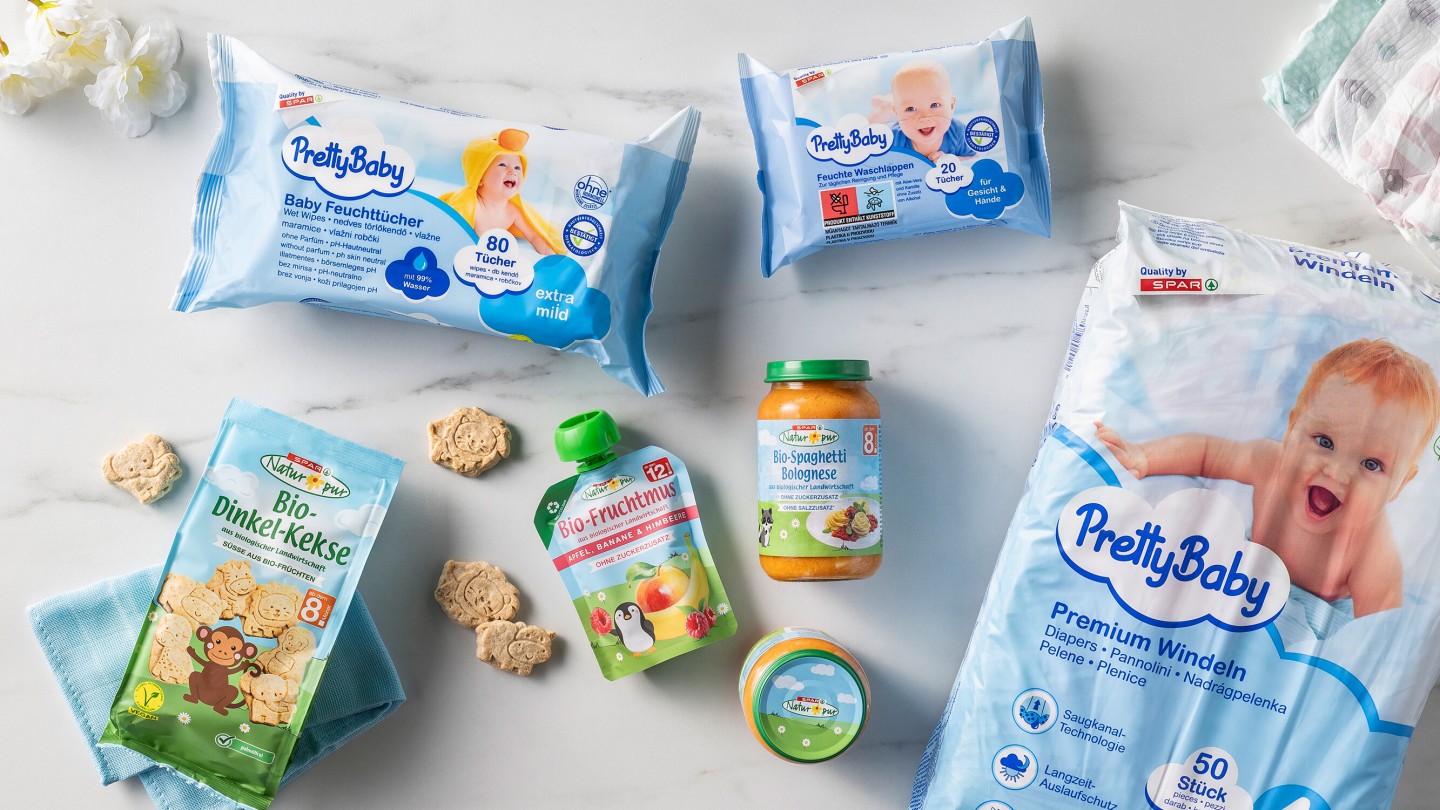 SPAR Produktwelt Baby