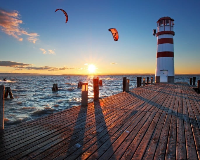 Neusiedl am See im Burgenland