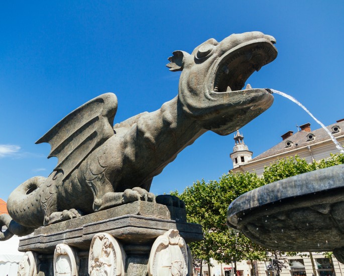 Lindwurm in Klagenfurt, Kärnten