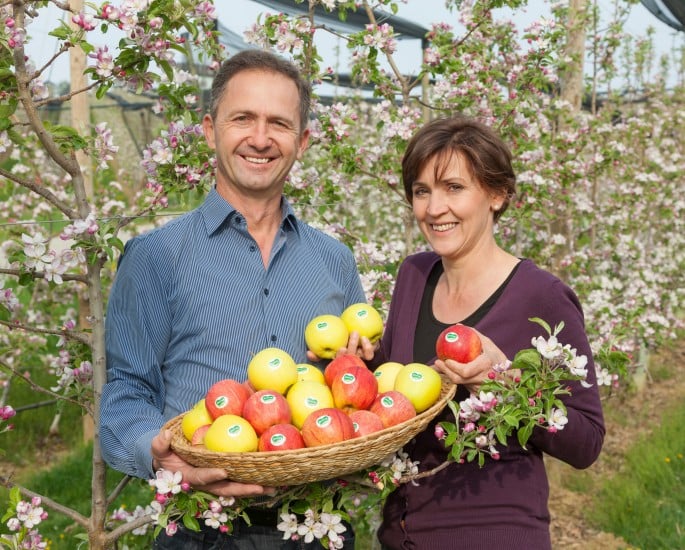 Apfelbauern Erlacher liefern an SPAR