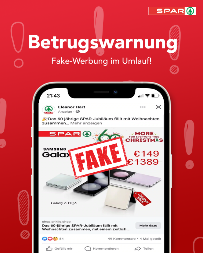 Fake Werbung SPAR Dezember Fake Werbung SPAR Dezember
