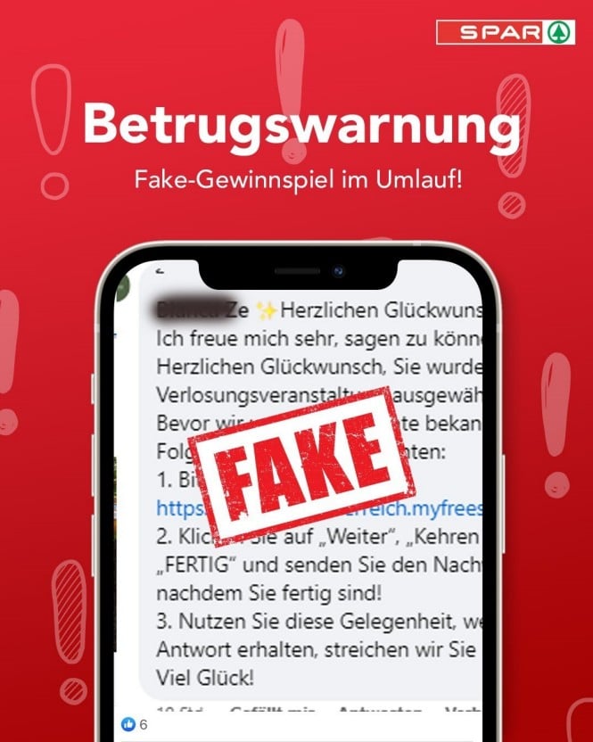 ZN03 Betrugswarnung ZN03 Betrugswarnung