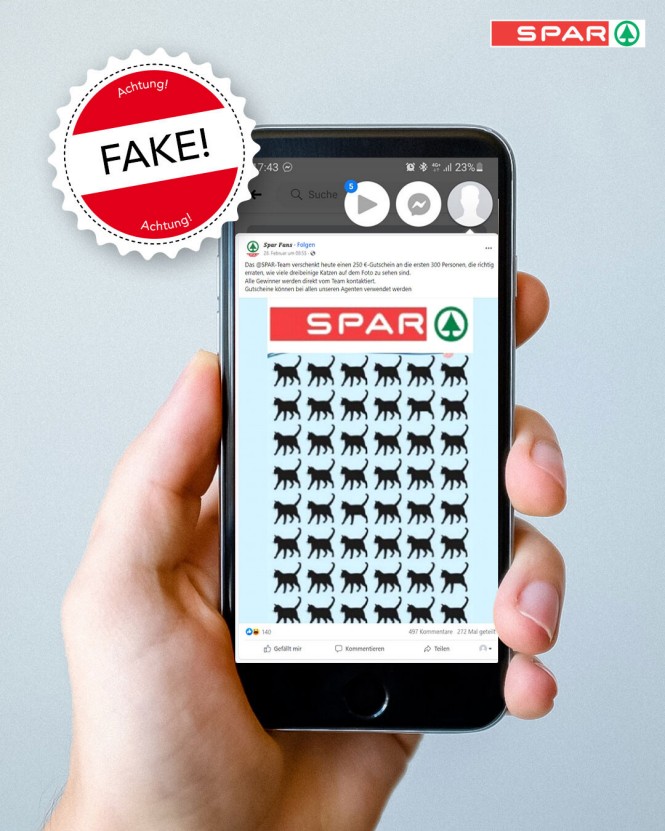 Fake Gewinnspiel 17.03.2023