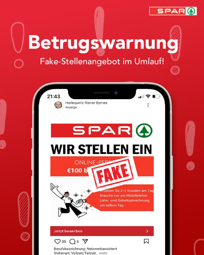 Fake Stellenangebot Fake Stellenangebot