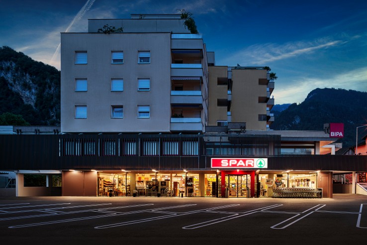 Hier sehen Sie den SPAR Supermarkt in Hohenems