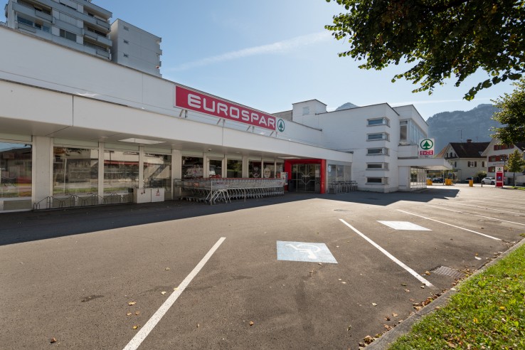 Hier sehen Sie den EUROSPAR Markt in Dornbirn