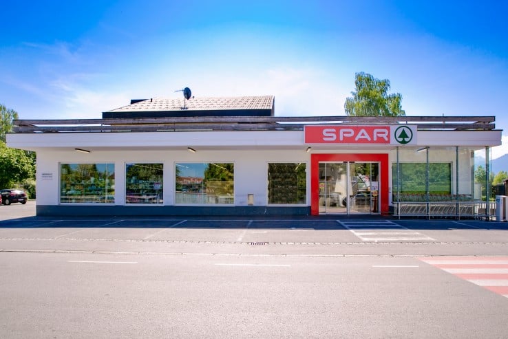 Hier sehen Sie den SPAR Markt in Hard